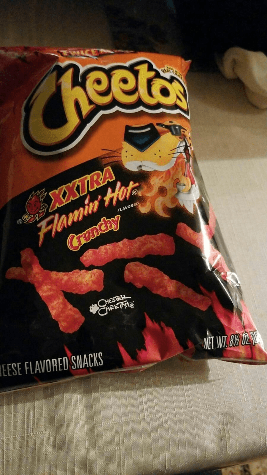 Vegan hot cheetos