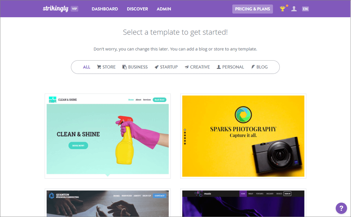 Free Web Design Tutorials - Strikingly