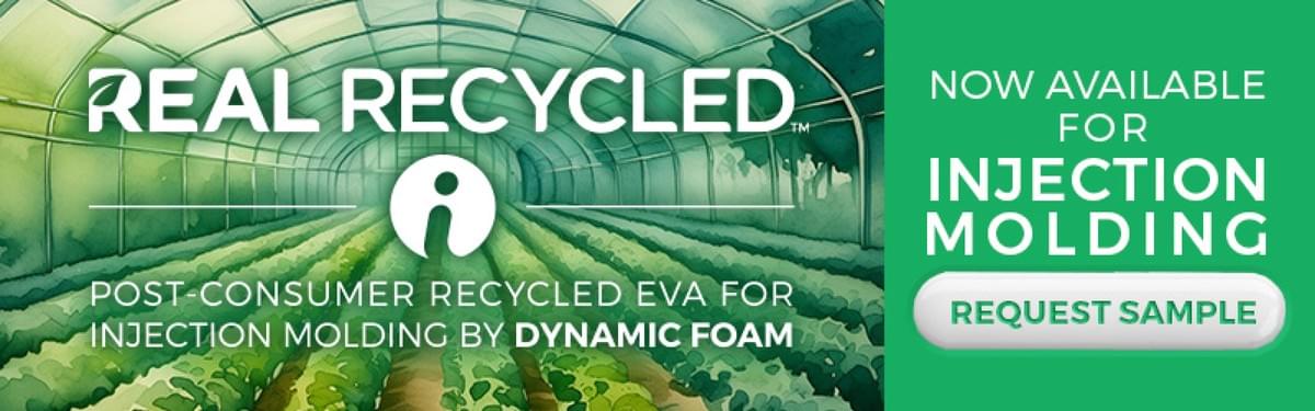 Dynamic Foam Real Recycled injection molding sustainability