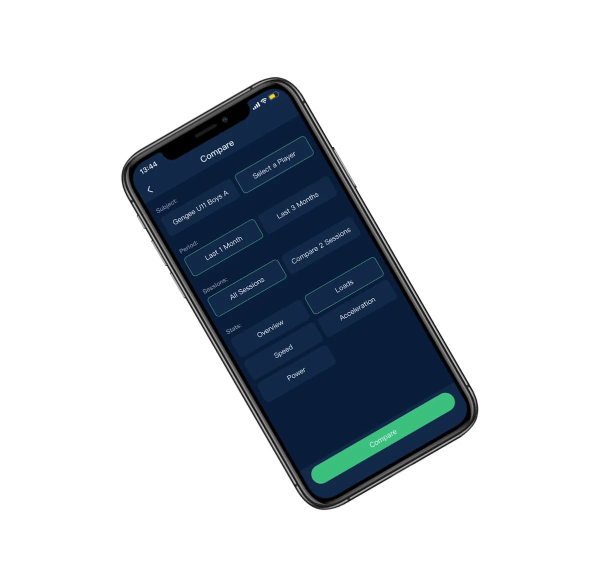Track your players using smart shin guards then analyse team performance in the app.
