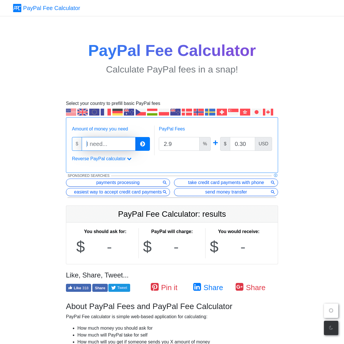Ebay paypal calculator 2020