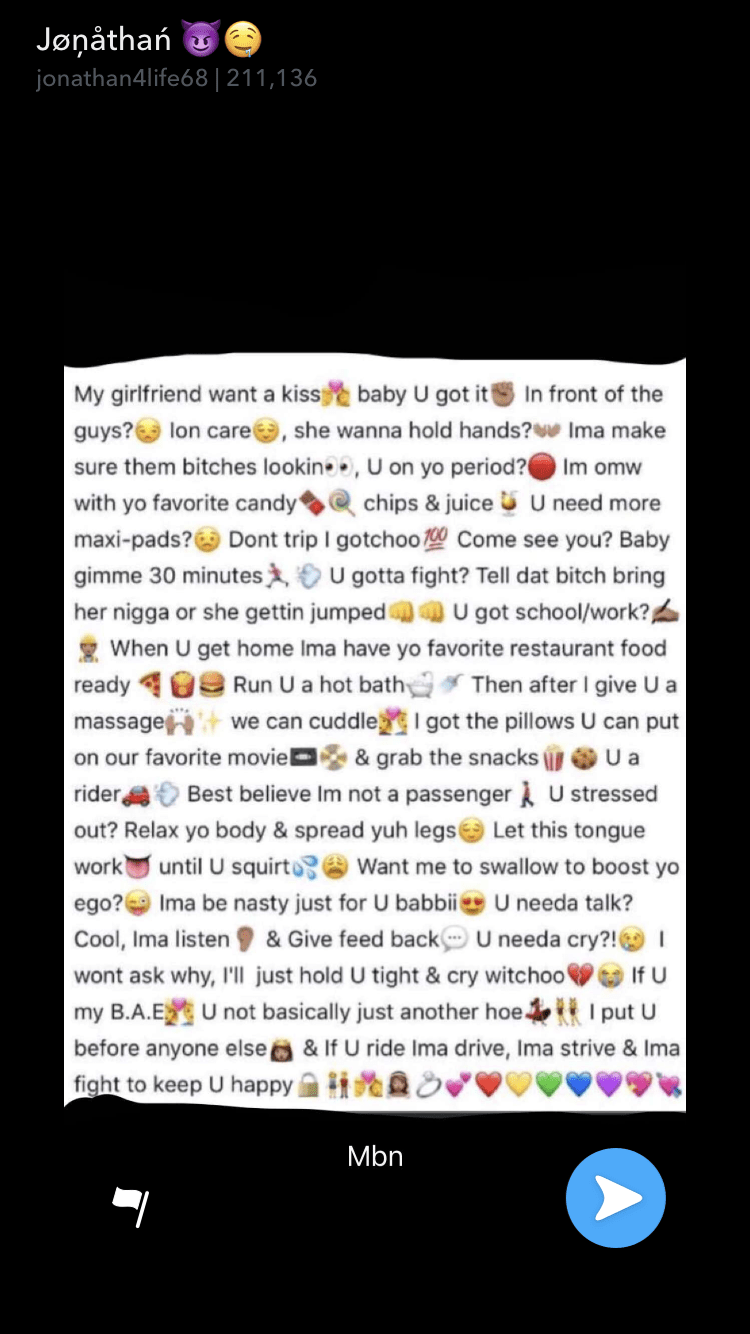 Freaky paragraphs to copy and paste