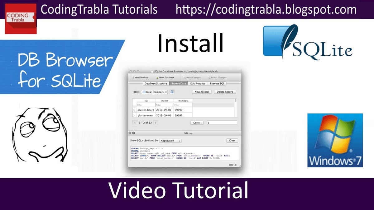 - python web app sqlite tutorial Images High Quality... Setup sqlite database
