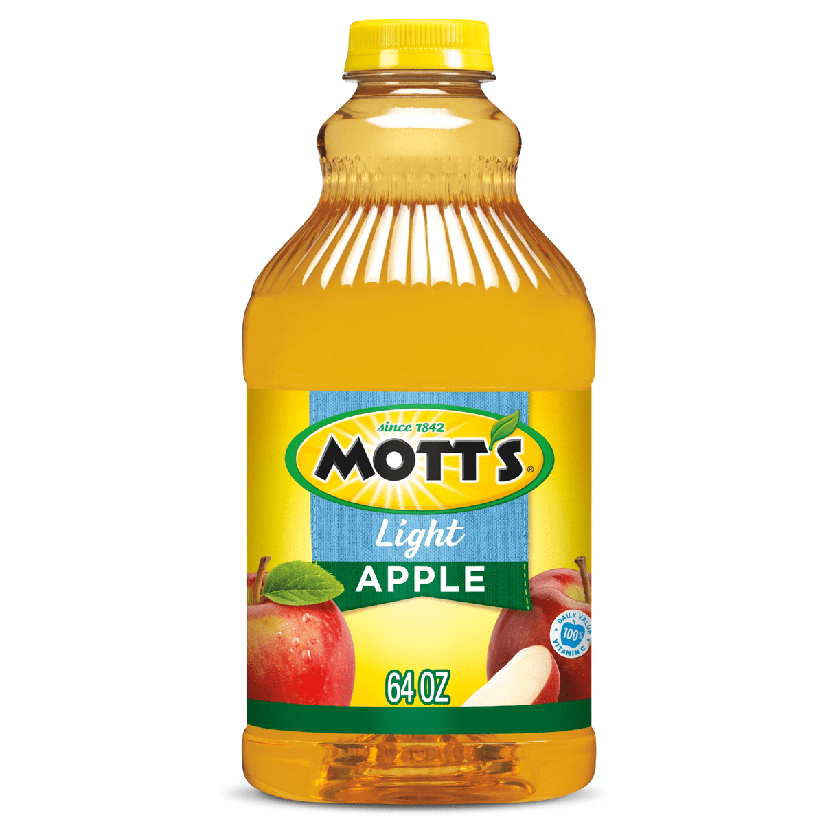 Motts light apple juice nutrition