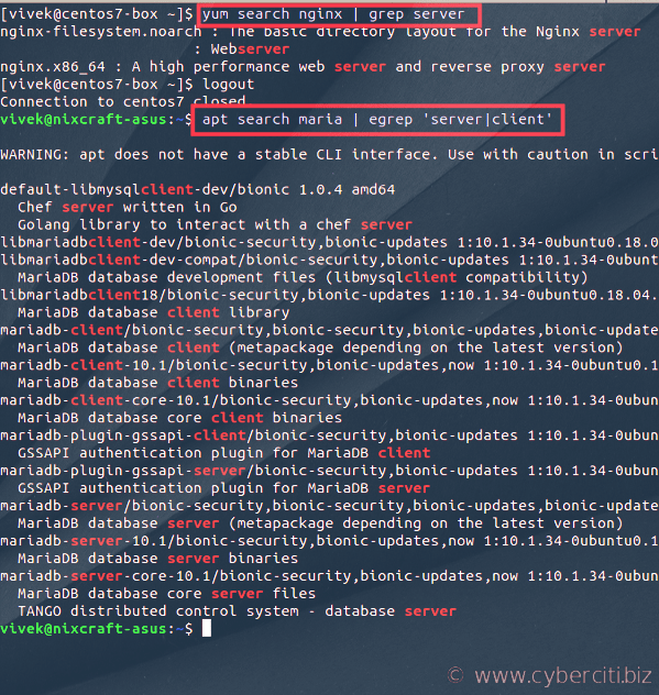 Ls grep examples