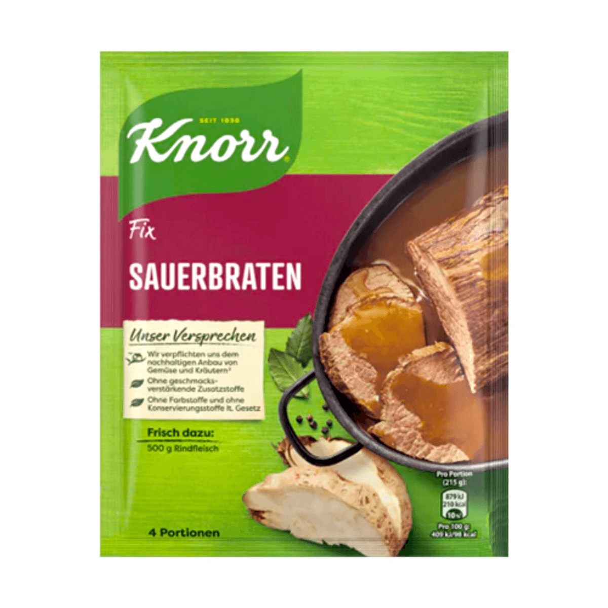 Knorr sauerbraten pressure cooker