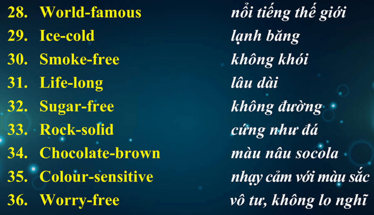 HƯỚNG DẪN TỪ A ĐẾN Z CÁCH SỬ DỤNG TỪ GHÉP TRONG TIẾNG ANH [ NÂNG CAO ]