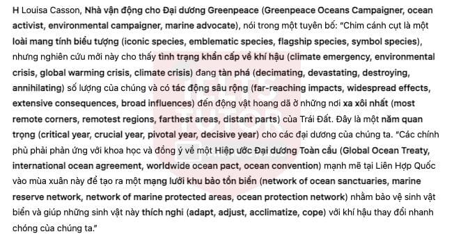 🔥Chinstrap Penguin Population In The Last 50 Years Answers with location - Đề thi thật IELTS READING- Làm bài online format computer-based, kèm đáp án, dịch & giải thích từ vựng - cấu trúc ngữ pháp khó