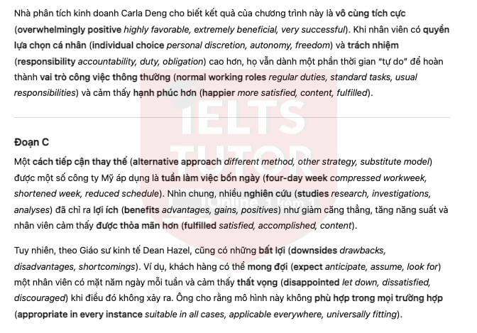 🔥Achieving a Work–life Balance Answers with location - Đề thi thật IELTS READING