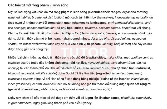 🔥Native species that become pests Answers with location - Đề thi thật IELTS READING- Làm bài online format computer-based, kèm đáp án, dịch & giải thích từ vựng - cấu trúc ngữ pháp khó