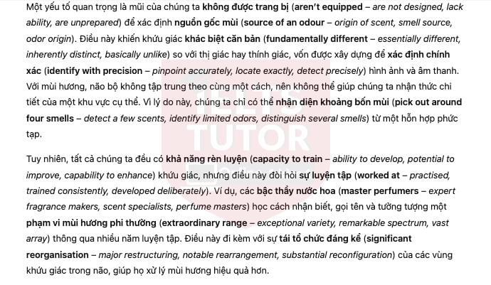 🔥The Unsung Sense Answers with location - Đề thi thật IELTS READING- Làm bài online format computer-based, kèm đáp án, dịch & giải thích từ vựng - cấu trúc ngữ pháp khó