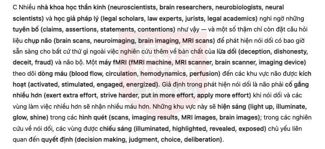 Lighting up the lies   - Đề thi thật IELTS READING
