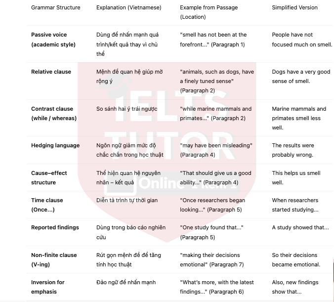 V. Giải thích từ vựng The Unsung Sense