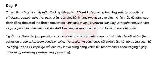 🔥Achieving a Work–life Balance Answers with location - Đề thi thật IELTS READING