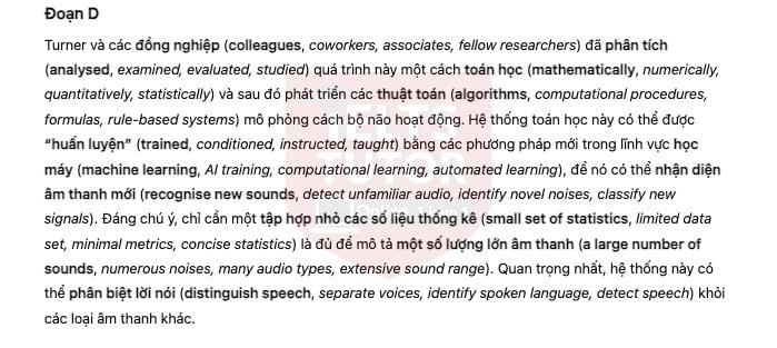 🔥REMOVING UNWANTED NOISE Answers with location - Đề thi thật IELTS READING- Làm bài online format computer-based, kèm đáp án, dịch & giải thích từ vựng - cấu trúc ngữ pháp khó