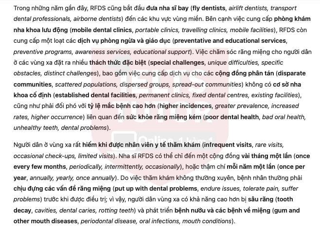 🔥Australia's Airborne Dentists Answers with location - Đề thi thật IELTS READING