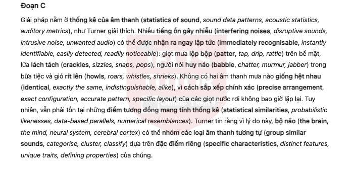 🔥REMOVING UNWANTED NOISE Answers with location - Đề thi thật IELTS READING- Làm bài online format computer-based, kèm đáp án, dịch & giải thích từ vựng - cấu trúc ngữ pháp khó