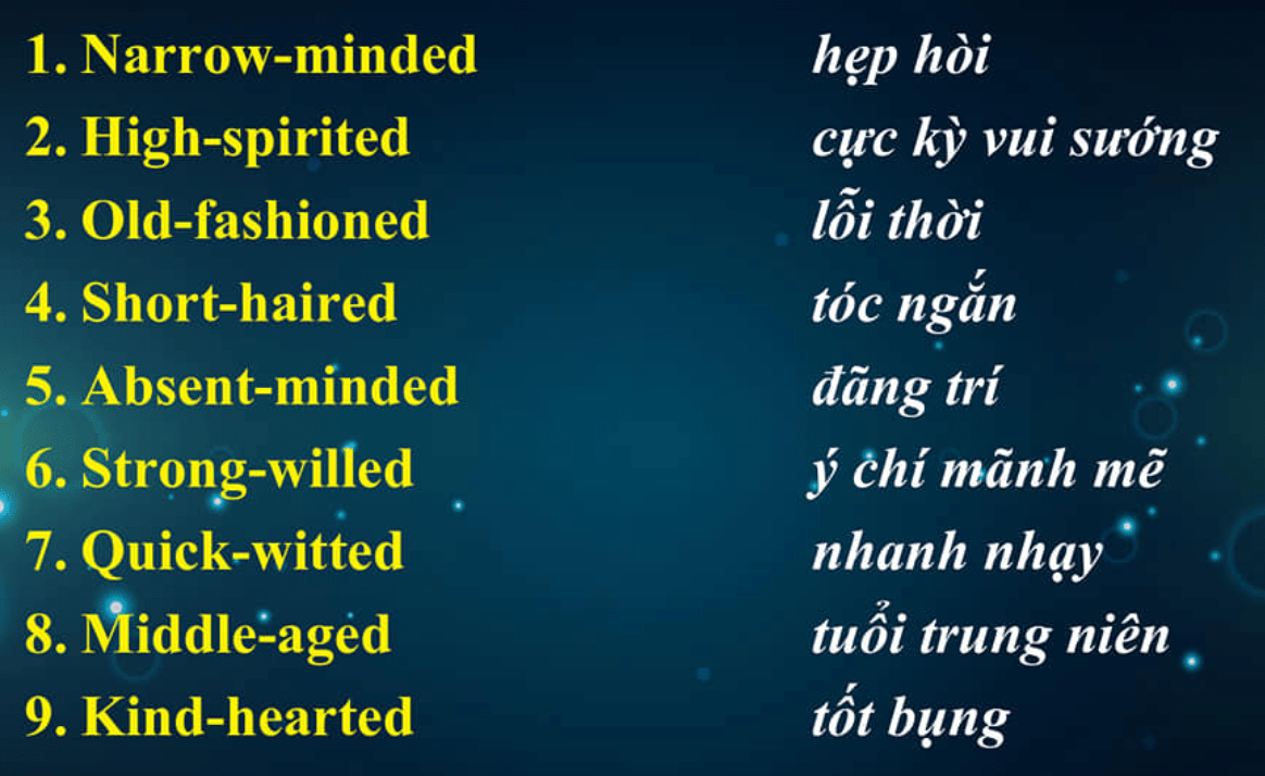 HƯỚNG DẪN TỪ A ĐẾN Z CÁCH SỬ DỤNG TỪ GHÉP TRONG TIẾNG ANH [ NÂNG CAO ]