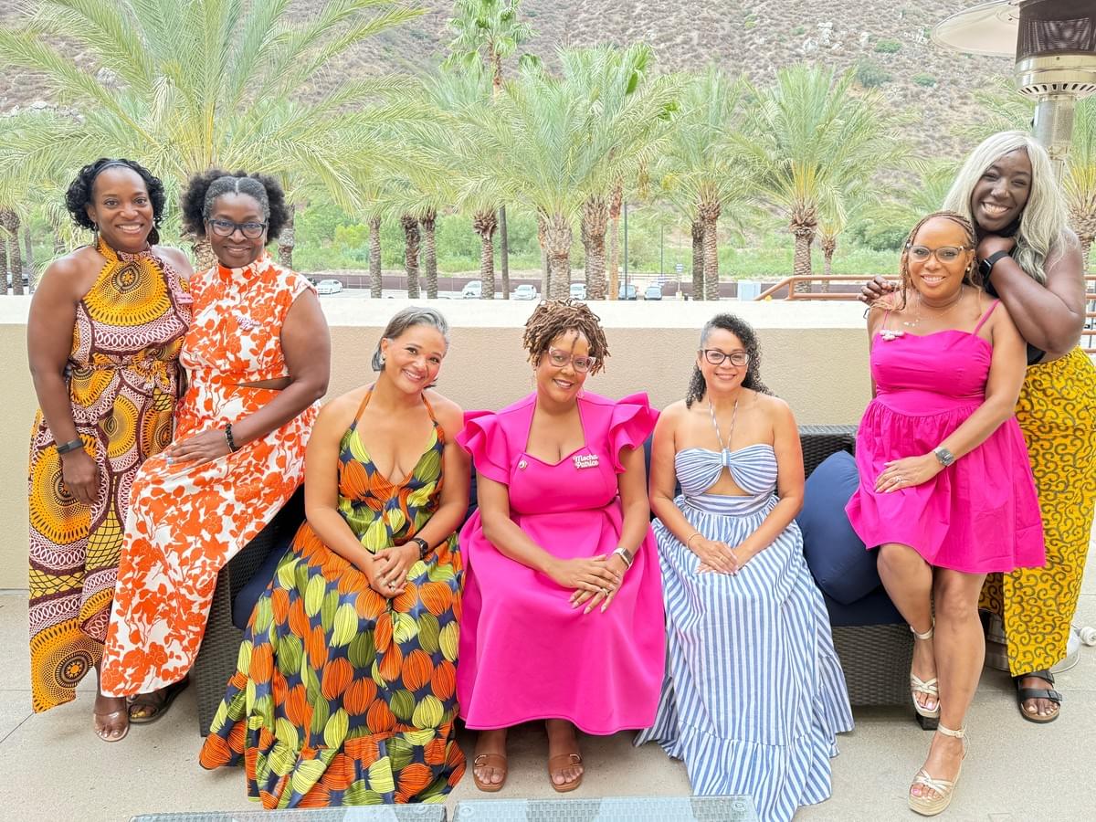 Part of my amazing community at a retreat!