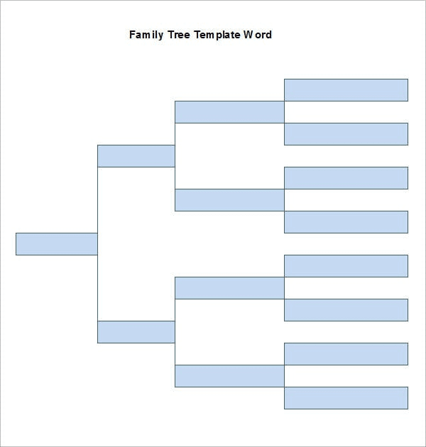 Family tree template word