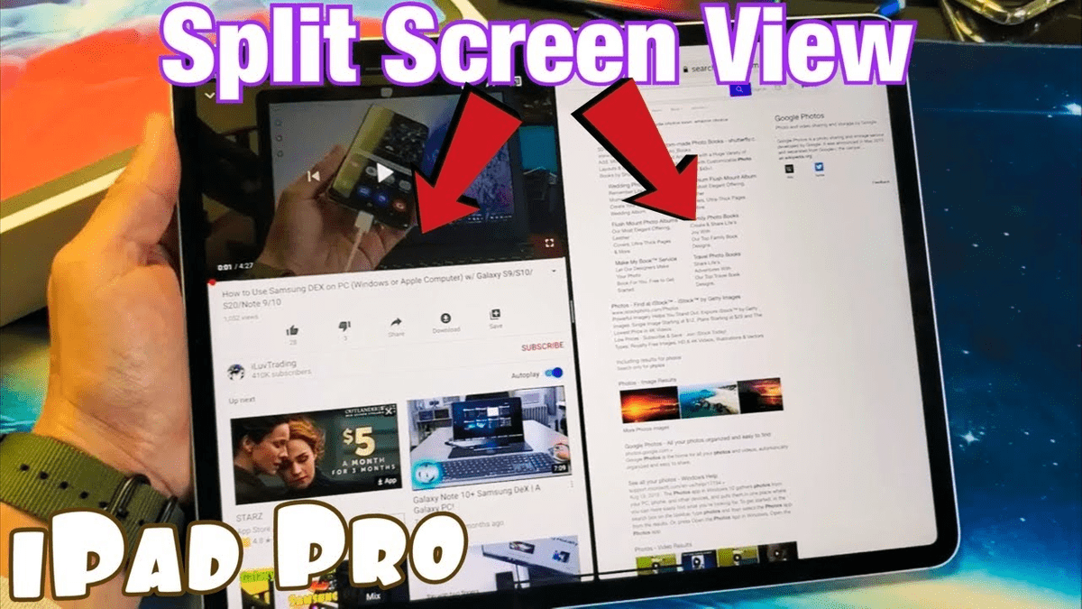 Ipad pro split screen voice memo