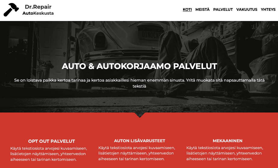 Strikinglyn Mechanic Template