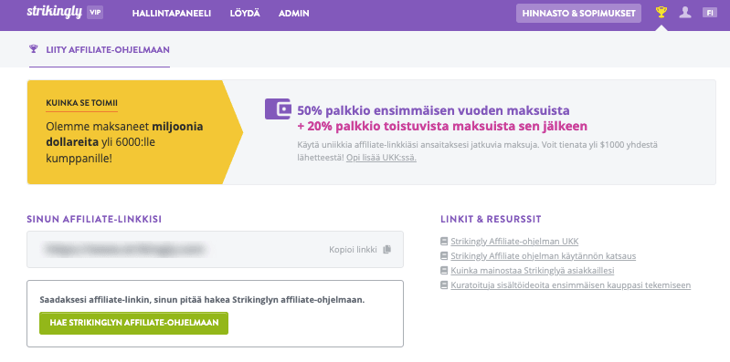Silmiinpistävästi kumppanuusohjelma