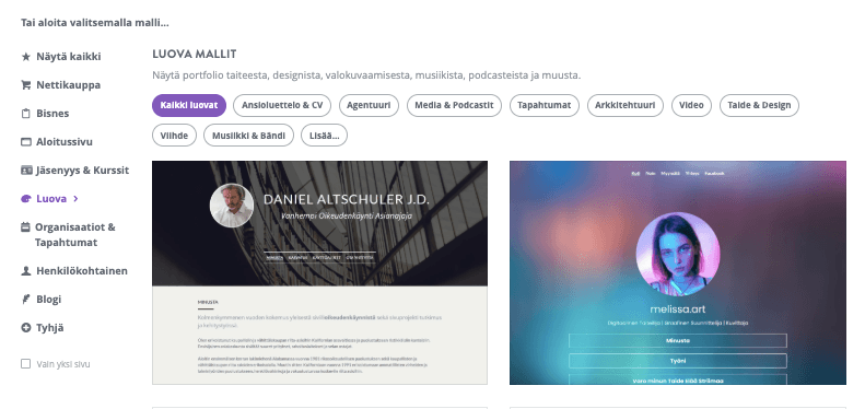 Strikingly Pinterest-kumppanuusmarkkinointiin - Luo Strikingly-verkkosivusto