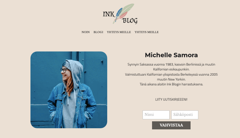 Mustetta Blogi Malli 