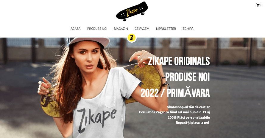 Șablon magazin online ZIkape