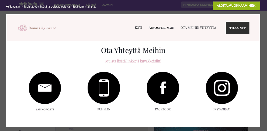 Kuinka aloittaa verkkokauppa Strikinglyn avulla - Integroi sosiaalinen media