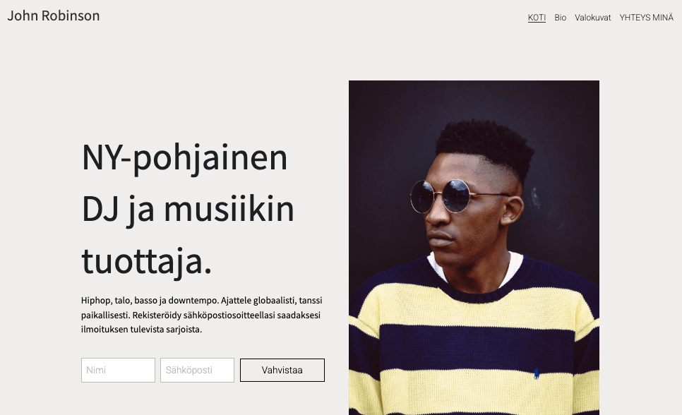 John Robinson -malli Strikinglyltä