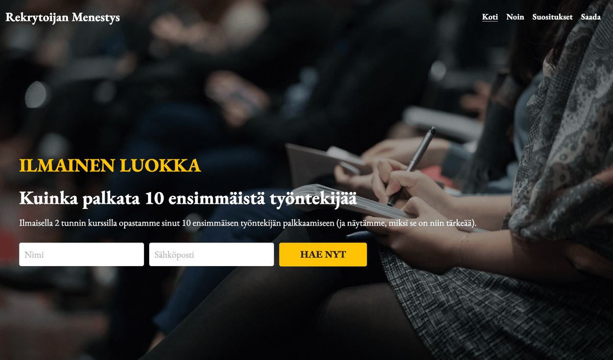 Recruiter Success Template Strikinglyltä