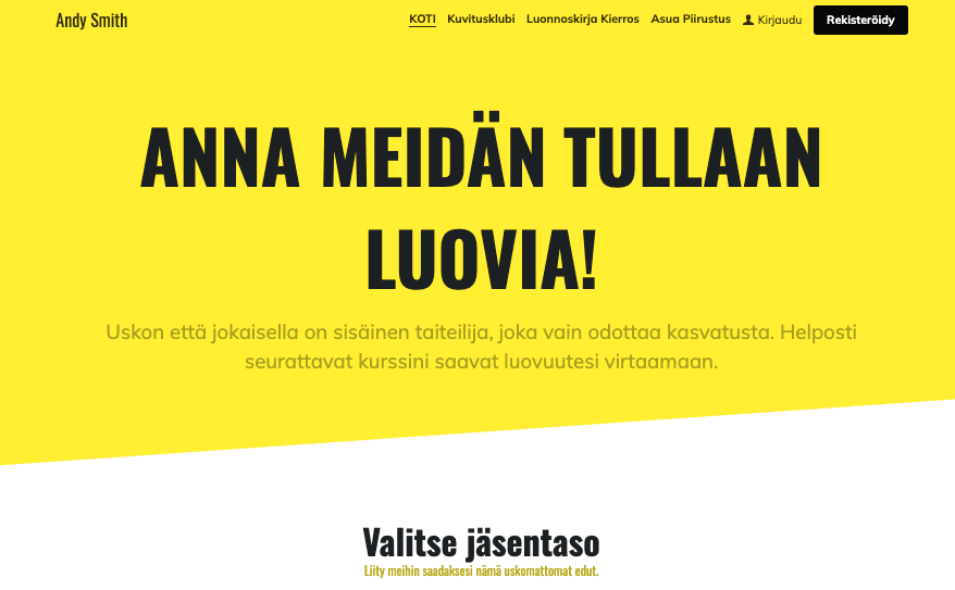 Let's Get Creative Template Strikinglyltä