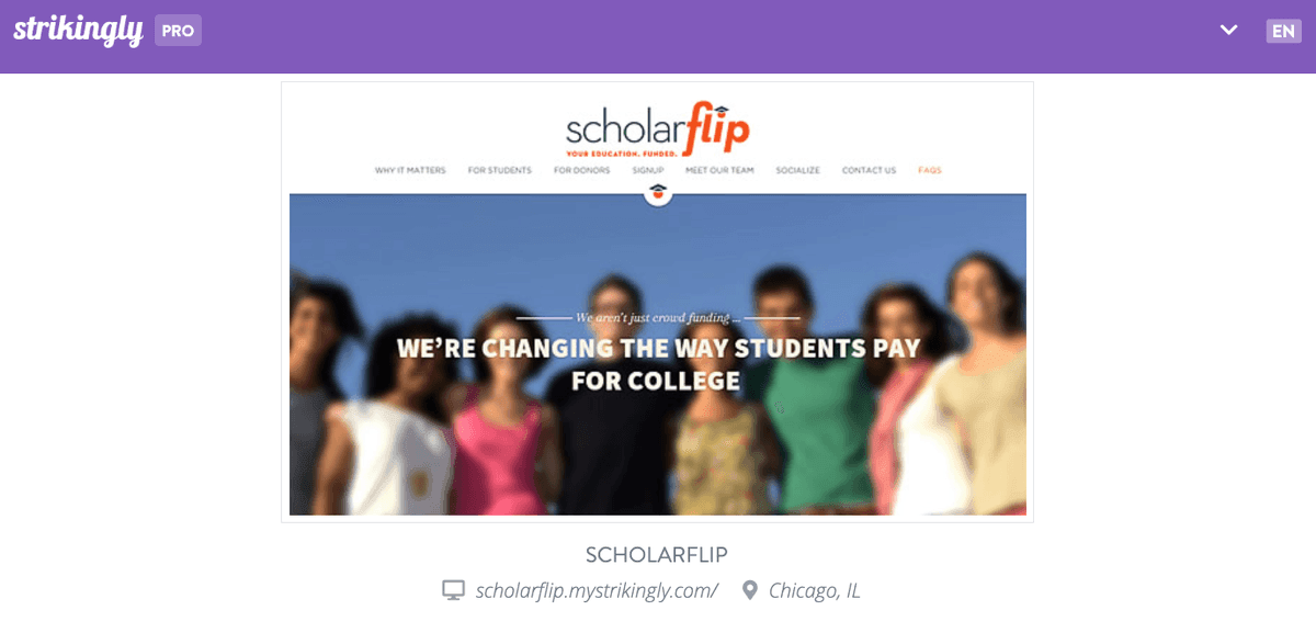 Scholar Flip Subdomain Strikinglyltä