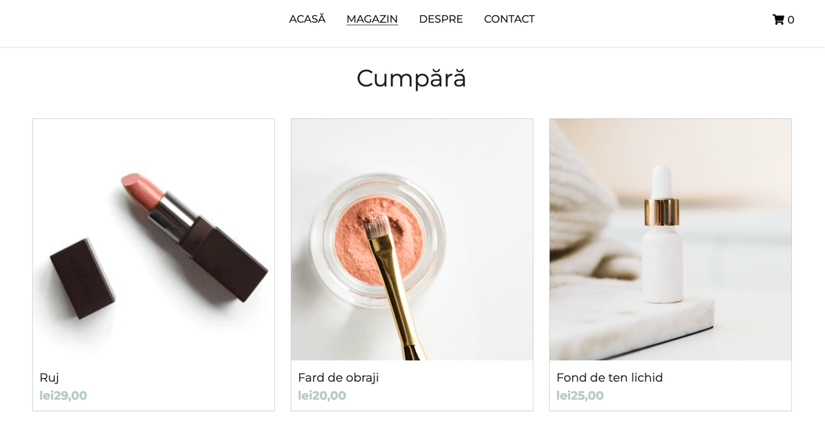 Chloe Template de la Strikingly