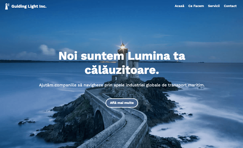 Șablon de site Zine de la Strikingly