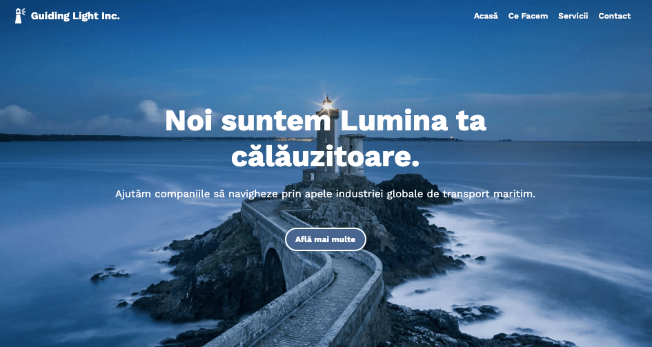 Șablon Zine de la Strikingly