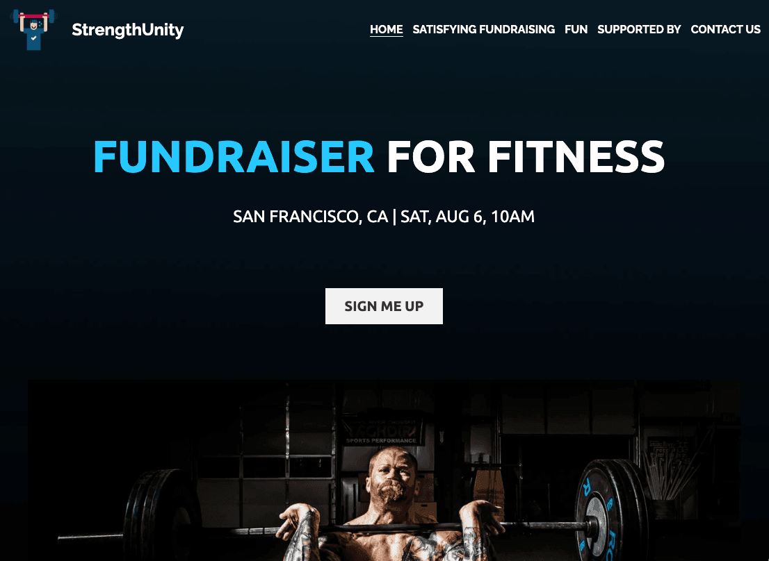 StrengthUnity Szablon Projektu Strony Internetowej dla Organizacji Non-Profit