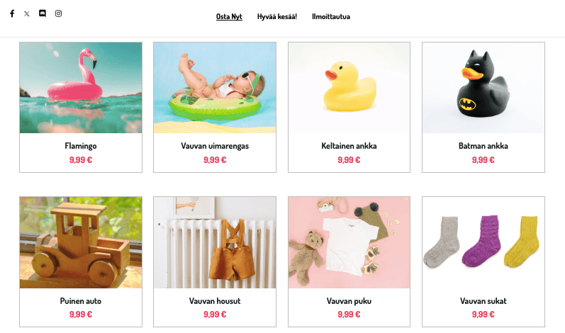 Peggi-malli Strikinglyltä