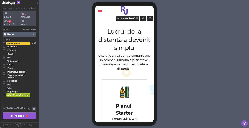 Design prietenos cu mobilul