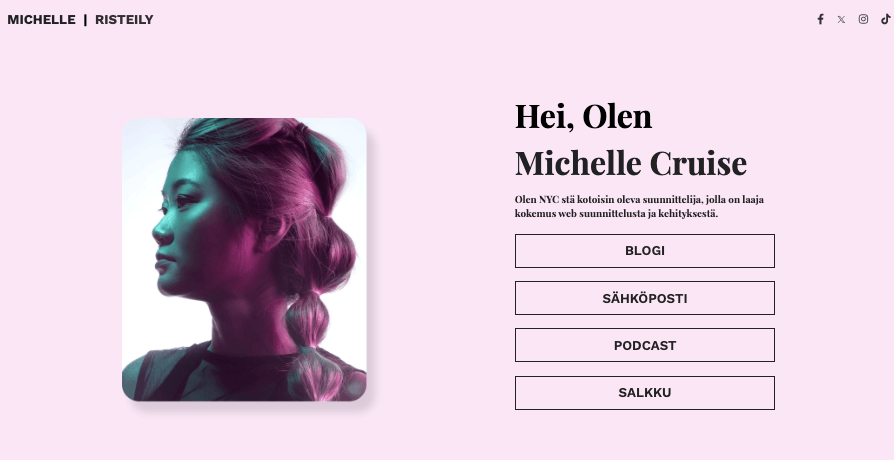 Michelle Cruisen mallipohja Strikinglyltä