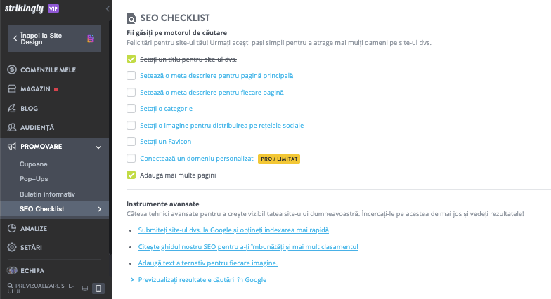 Caracteristici izbitoare care te pot ajuta să eviți eșecul startup-ului - Instrumente SEO
