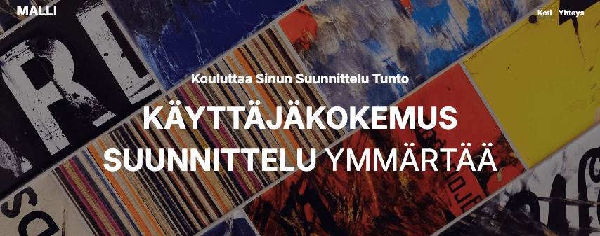 Modelle Verkkosivupohja