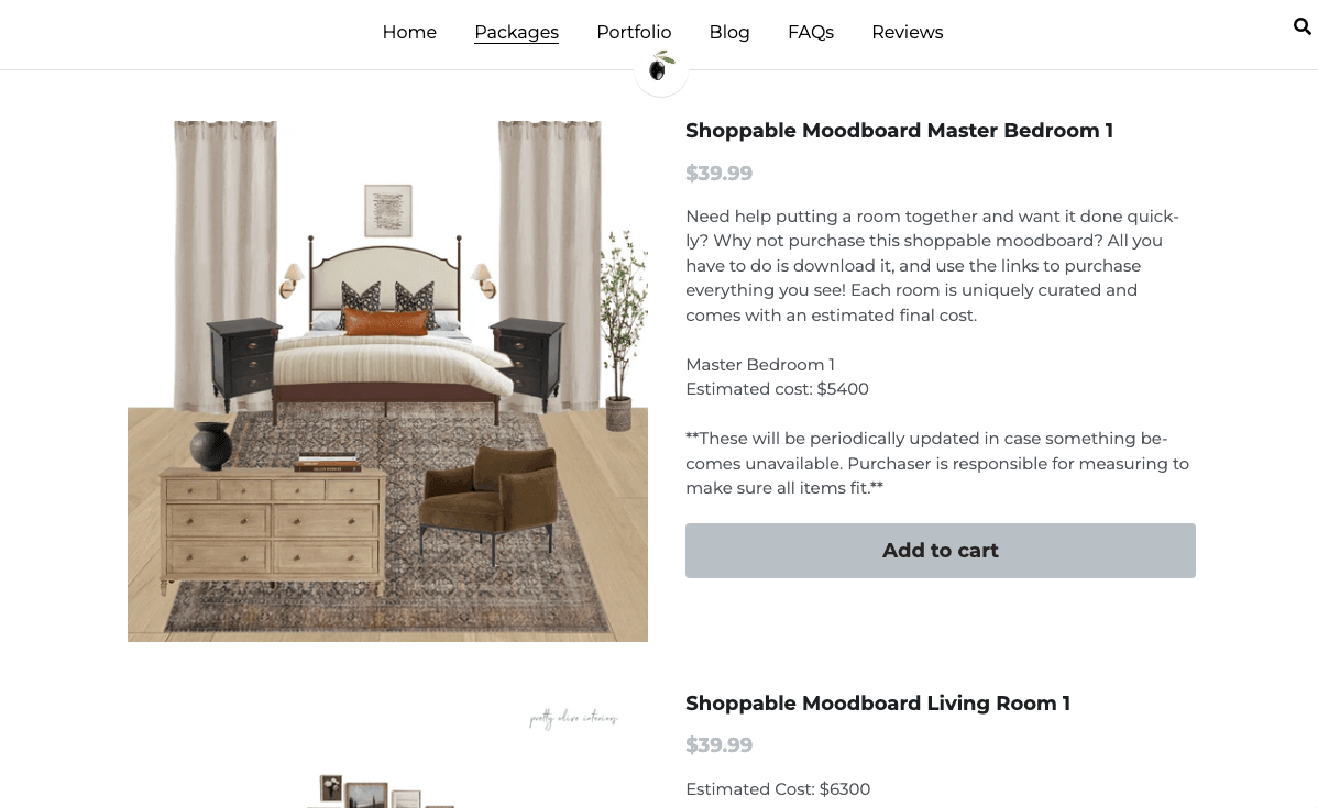 Imagine preluată de pe site-ul unui utilizator Strikingly