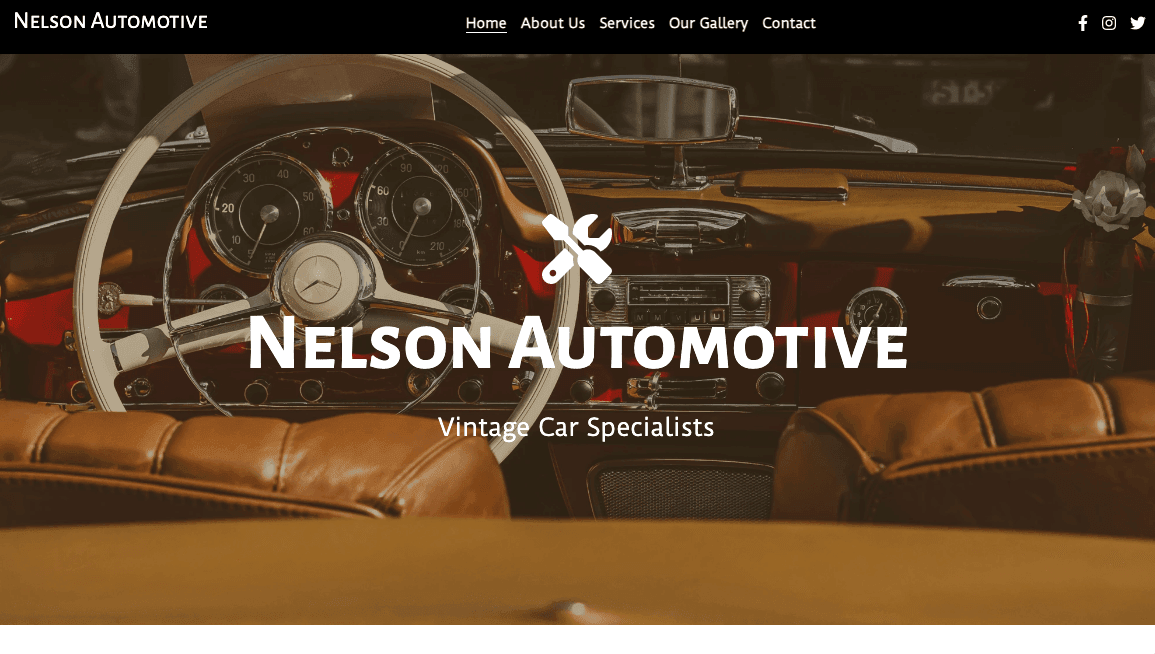 Vintage-autojen kunnostusmalli Strikinglyltä