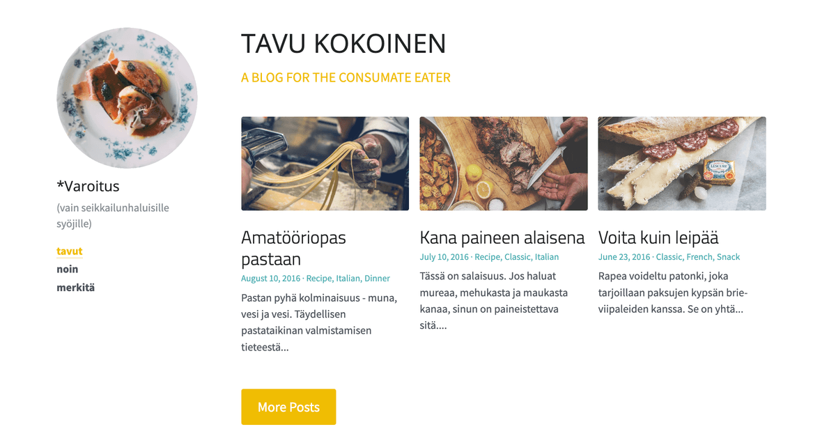 Strikinglyn Byte Sized Blog Template