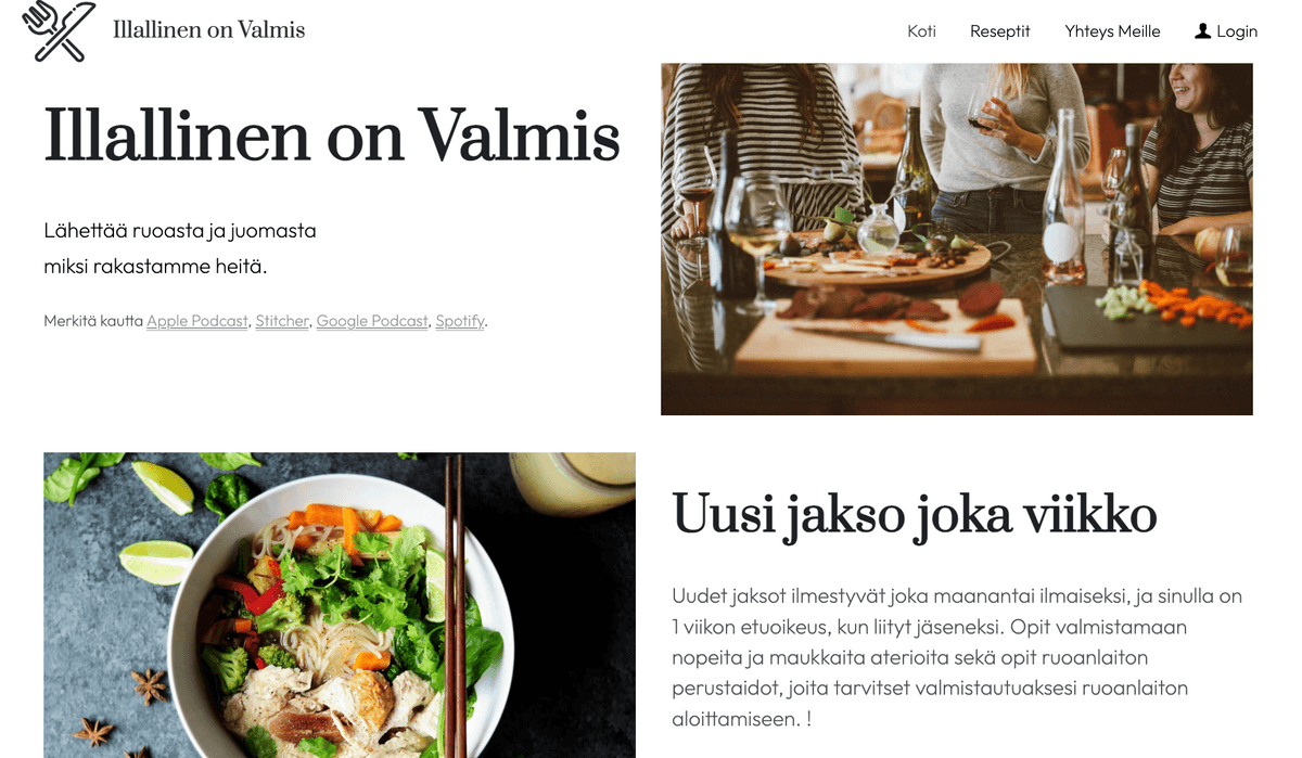 Dinner is Done -malli Strikinglyltä