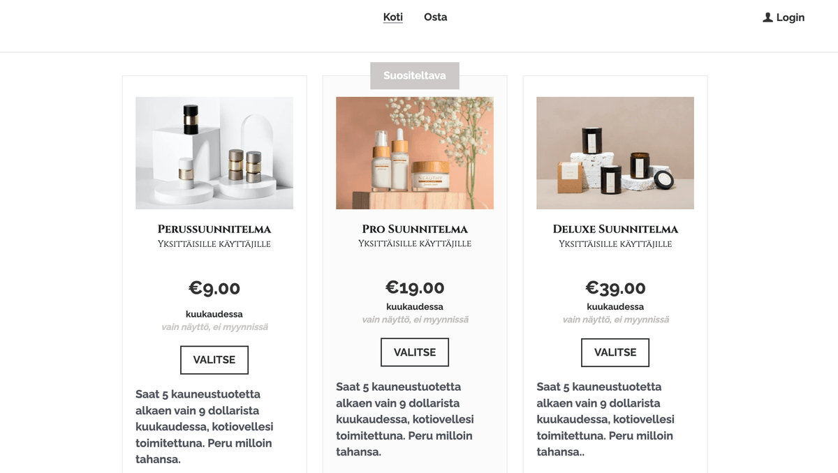 Arvon Viestiminen Asiakkaille