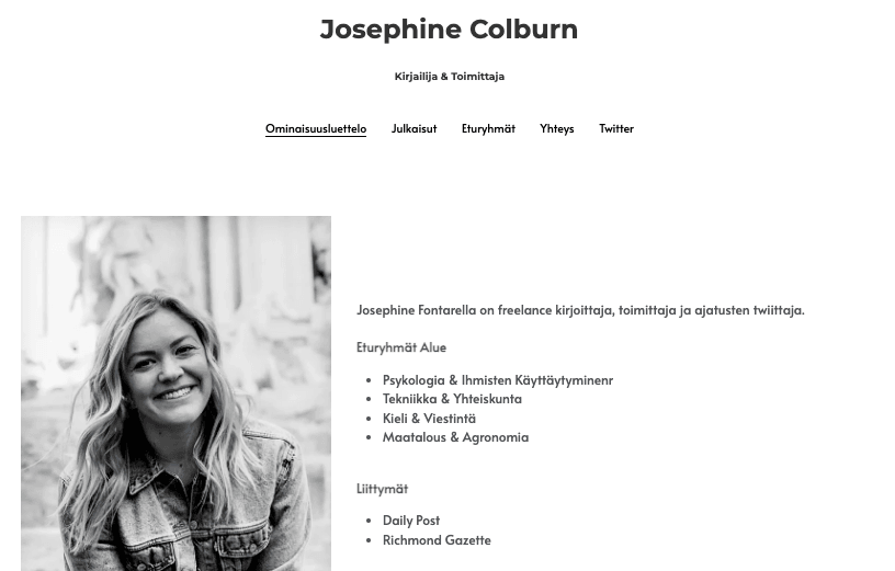 Josephine Colbun Malli 